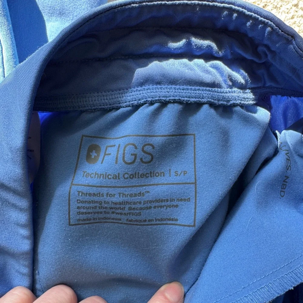 Figs Ceil Blue Women’s Scrub Pants Small - Picture 3 of 4